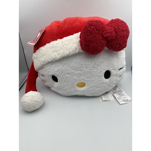 Hello Kitty Christmas Pillow Santa Sanrio 2023 Rare HTF Holiday Viral Cushion